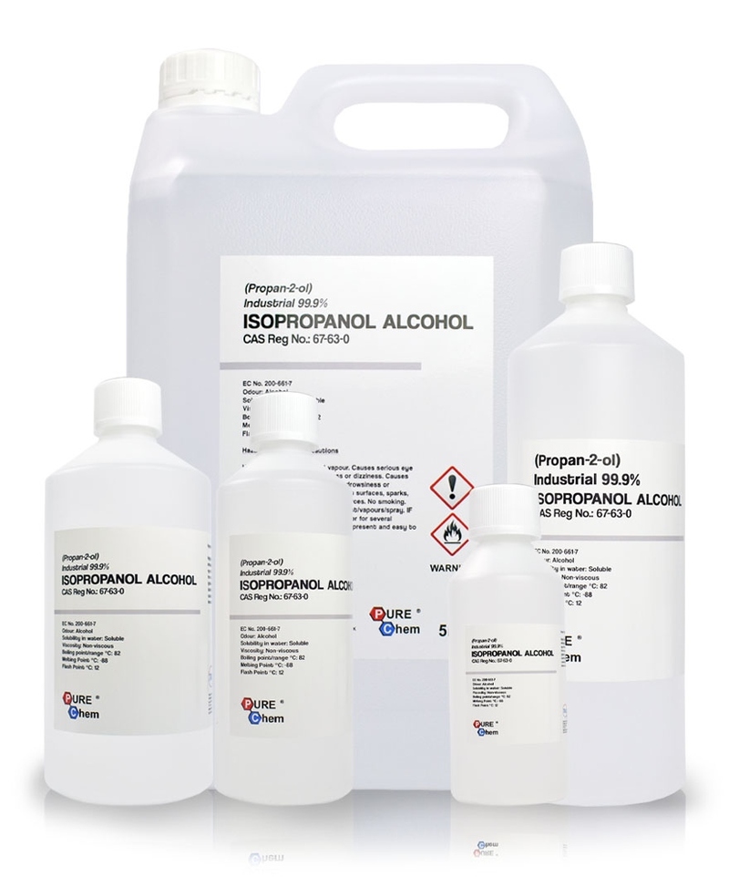 Dung môi Isopropyl Alcohol (IPA) thường dùng trong mực in flexo và in lụa