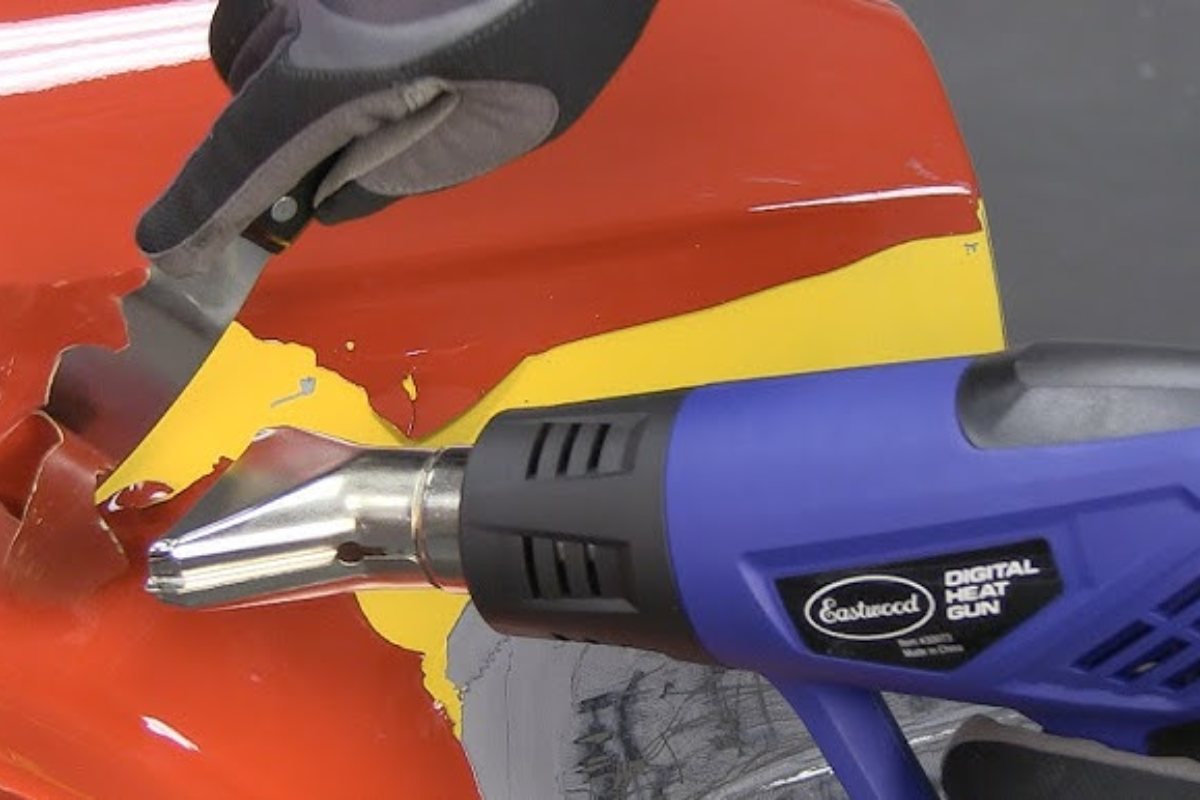how to remove old paint on iron