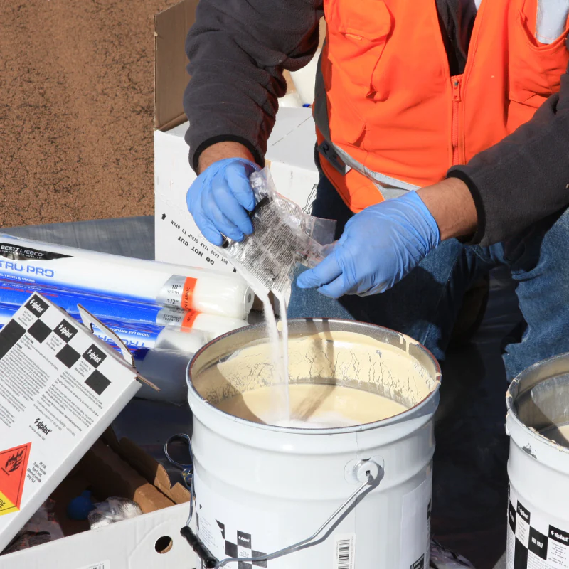 Paint and solvent mixing ratio
